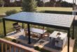 A modern kert elengedhetetlen kelléke a napelemes pergola