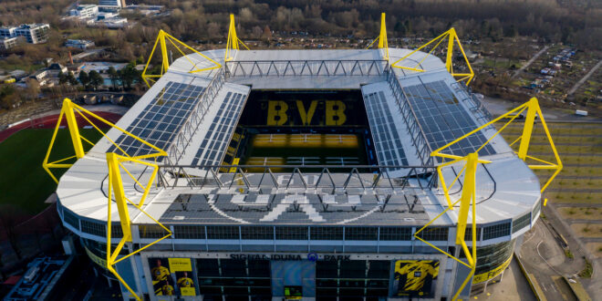 Borussia Dortmund rekordkísérlete: gigantikus napelemprojekt a stadionban