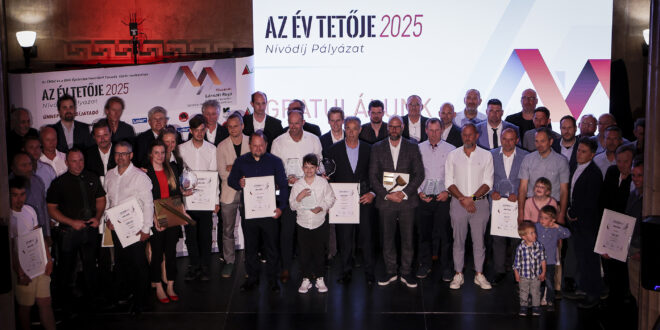 Tetők, amik történelmet írnak – díjazták a legjobb hazai kivitelezőket és tervezőket 2025-ben