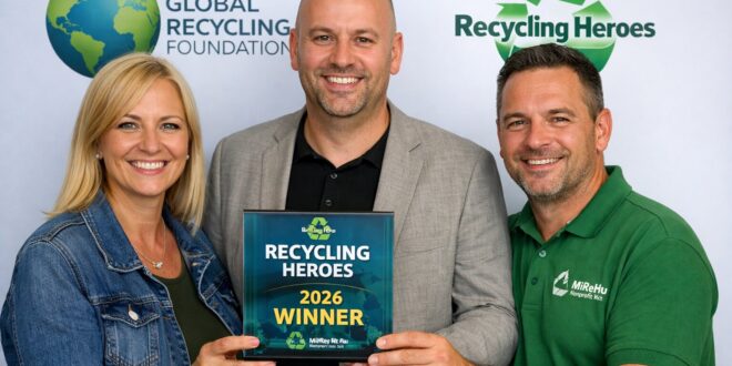 Nemzetközi díjat nyert a MiReHu a Recycling Heroes versenyen