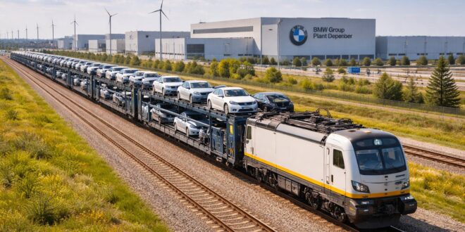 Elindult a BMW debreceni gyárának vasúti autószállítása