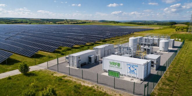 Úttörő energiatárolós naperőművet adtak át Söptén