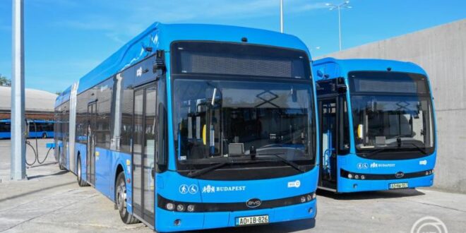 Hat új BYD elektromos busszal bővült Miskolc flottája