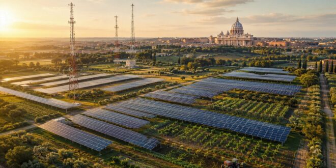 A Vatikán a Nap erejére vált: energiafüggetlenség napelemekkel